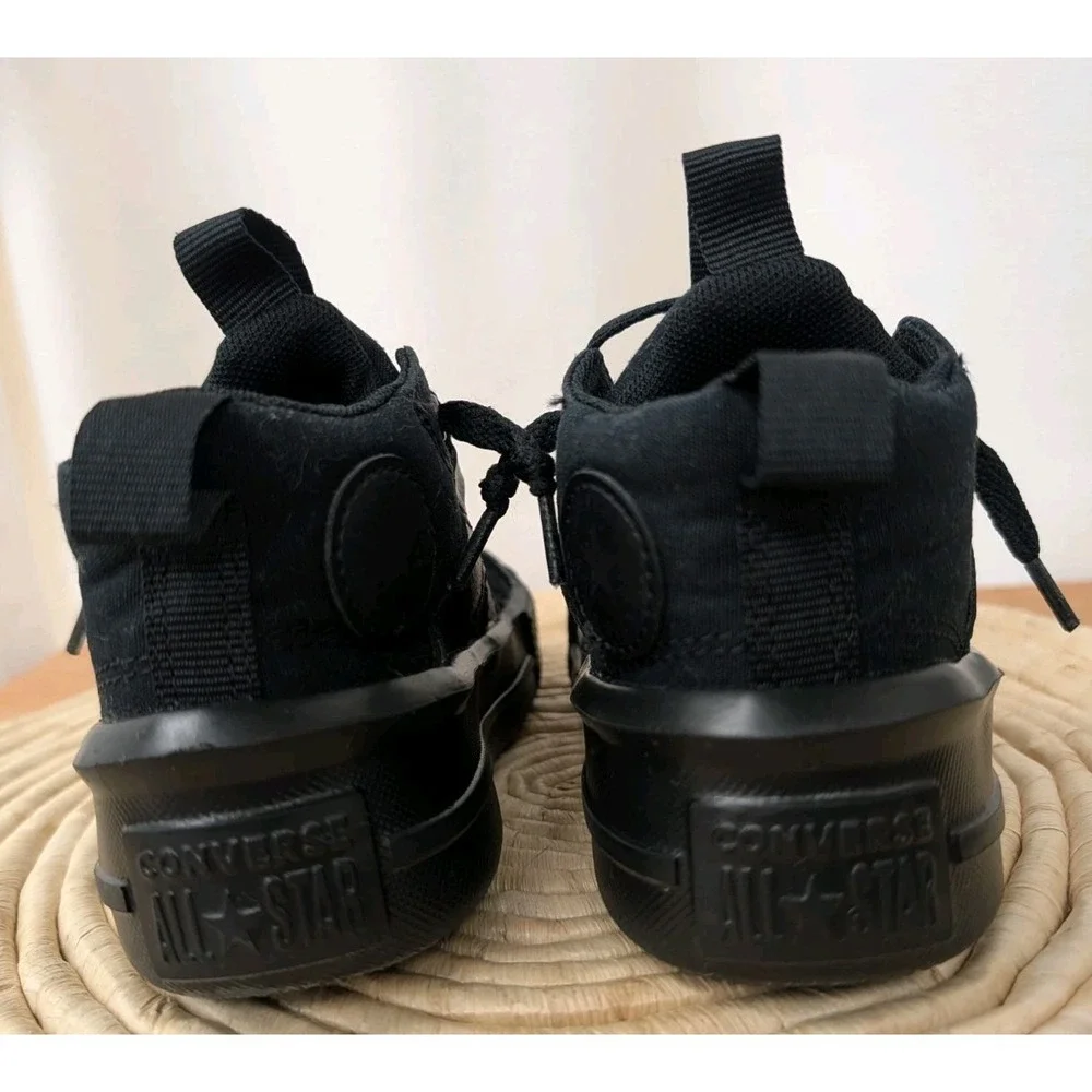 Converse All Star Childs Size 9 Sneakers Shoes Black Lace Up Athletic Walking